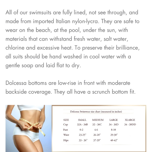 DOLCESSA ANGEL VENUS WHITE/GOLD SWIM TOP AND BOTTOM • Sz S • NWT - Picture 13 of 17